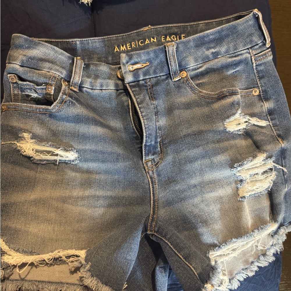 American Eagle Blue Denim Dream Shorts
